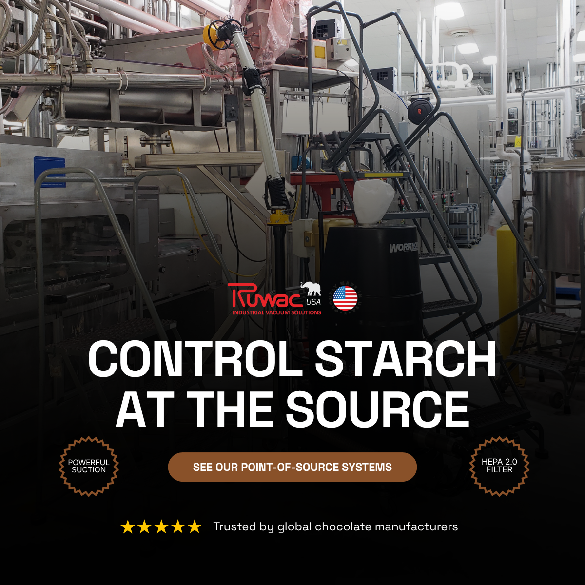 Ruwac social ad — control starch at the source